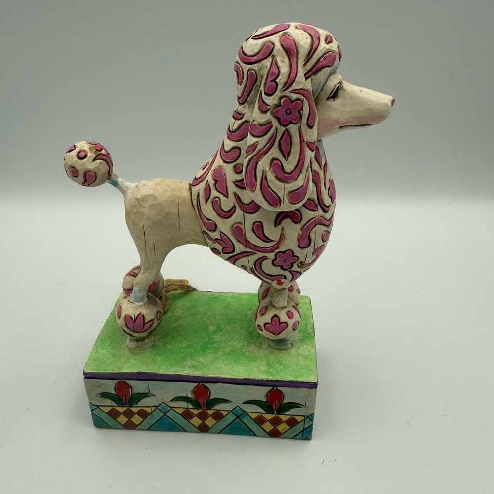 2005 Jim Shore Heartwood Creek "Lulu" Poodle Dog Figurine Enesco 5 3/4" H - Picture 7 of 13